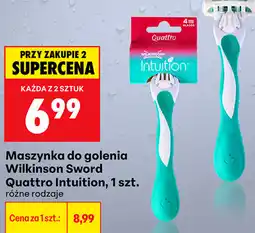 Biedronka Maszynka do golenia Wilkinson Sword Quattro Intuition, 1 szt. różne rodzaje oferta