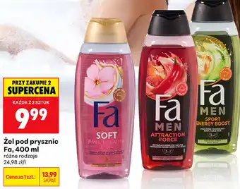 Biedronka Żel pod prysznic Fa oferta