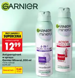 Biedronka Antyperspirant w sprayu Garnier Mineral oferta