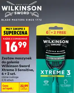 Biedronka Zestaw maszynek do golenia Wilkinson Sword Xtreme 3 Sensitive, 6 + 2 szt. różne rodzaje oferta