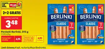 Biedronka Parówki Berlinki oferta