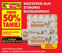Biedronka Moja Kurka jaja z chowu ściółkowego oferta