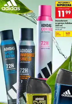 Biedronka Dezodorant w sprayu Adidas oferta