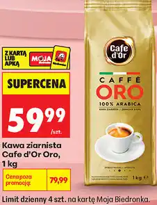 Biedronka Kawa ziarnista Cafe d'Or Oro oferta
