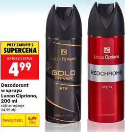 Biedronka Dezodorant w sprayu Lucca Cipriano oferta
