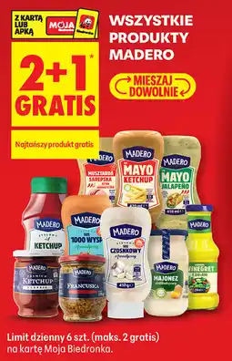 Biedronka Wszystkie produkty madero oferta