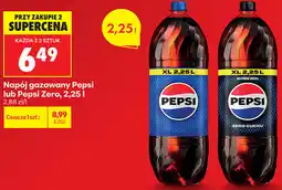 Biedronka Napój gazowany Pepsi lub Pepsi Zero oferta
