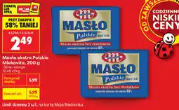 Biedronka Masło ekstra Polskie Mlekovita oferta