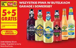 Biedronka WSZYSTKIE PIWA W BUTELKACH GARAGE I SOMERSBY oferta