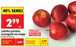 Biedronka Jabłko polskie Jonagold na wagę oferta