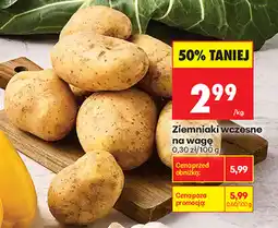 Biedronka Ziemniaki wczesne na wagę oferta