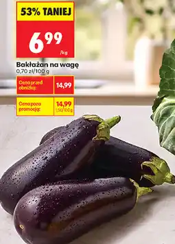 Biedronka Bakłażan na wagę oferta