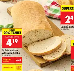 Biedronka Chleb w stylu włoskim oferta