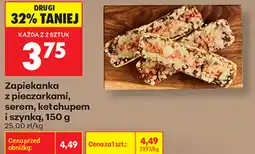 Biedronka Zapiekanka z pieczarkami, serem, ketchupem i szynką oferta