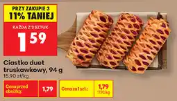 Biedronka Ciastko duet truskawkowy oferta