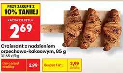 Biedronka Croissant z nadzieniem orzechowo-kakaowym oferta