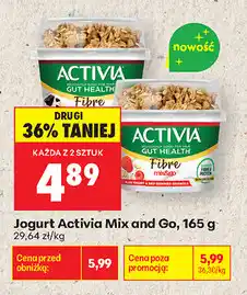 Biedronka Jogurt Activia Mix and Go oferta