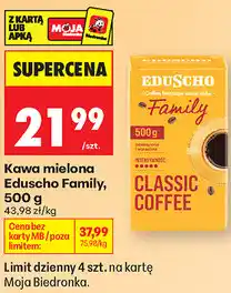 Biedronka Kawa mielona Eduscho Family oferta