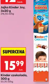 Biedronka Kinder czekolada oferta
