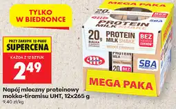 Biedronka Napój mleczny proteinowy mokka-tiramisu UHT oferta