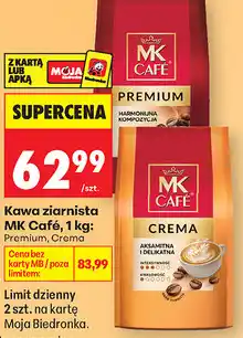 Biedronka Kawa ziarnista MK Café oferta