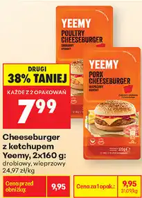 Biedronka Cheeseburger z ketchupem Yeemy oferta