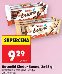Biedronka Batoniki Kinder Bueno oferta
