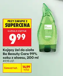 Biedronka Kojący żel do ciała Be Beauty Care 99% soku z aloesu oferta