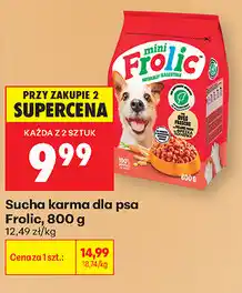 Biedronka Sucha karma dla psa Frolic oferta