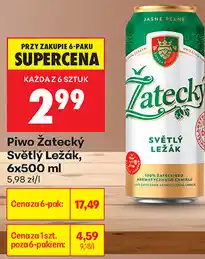Biedronka Piwo Žatecký Světlý Ležák oferta