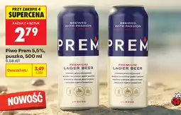 Biedronka Piwo Prem 5,5%, puszka oferta