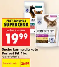 Biedronka Sucha karma dla kota Perfect Fit oferta