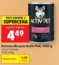 Biedronka Karma dla psa Activ Pet oferta