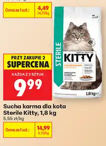 Biedronka Sucha karma dla kota Sterile Kitty oferta