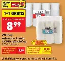 Biedronka Wkłady zalewane Lumia oferta