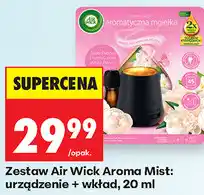 Biedronka Zestaw Air Wick Aroma Mist: urządzenie + wkład, 20 ml oferta