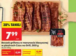 Biedronka Boczek grillowy w marynacie klasycznej w plastrach Czas na Grill oferta