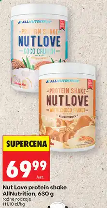 Biedronka Nut Love protein shake AllNutrition oferta