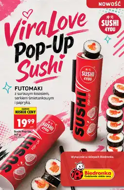 Biedronka Sushi Pop Up oferta