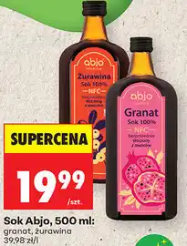 Biedronka Sok Abjo oferta