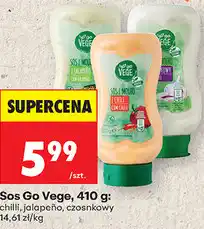 Biedronka Sos Go Vege, 410 g: chilli, jalapeño, czosnkowy oferta