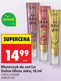 Biedronka Błyszczyk do ust La Dolce Gloss Joko oferta
