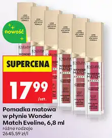 Biedronka Pomadka matowa w płynie Wonder Match Eveline oferta