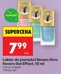 Biedronka Lakier do paznokci Revers Diva Revers Gel Effect oferta