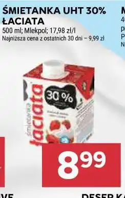 Stokrotka ŚMIETANKA UHT 30% ŁACIATA 500 ml Mlekpol oferta