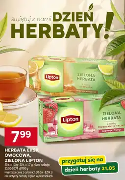 Stokrotka HERBATA EKSP. OWOCOWA, ZIELONA LIPTON 20 t. x 1,3 g - 20 t. x 1,7 g różne rodzaje oferta