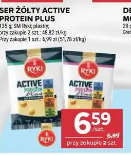 Stokrotka SER ŻÓŁTY ACTIVE PROTEIN PLUS 135 g SM Ryki plastry oferta