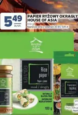 Stokrotka Market Papier ryżowy okrągły House of Asia oferta