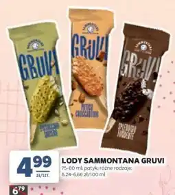 Stokrotka Market Lody Sammontana Gruvi oferta