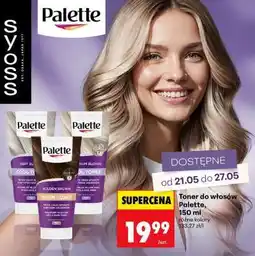 Biedronka Toner do włosów Palette 150 ml oferta